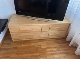 Fernseh-Kommode Massivholz handgefertigt