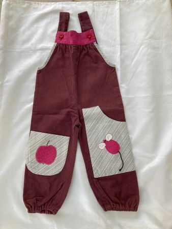 Latzhose  für Mädchen  für 2-3 J   ***  Unikat   ***  NEU
