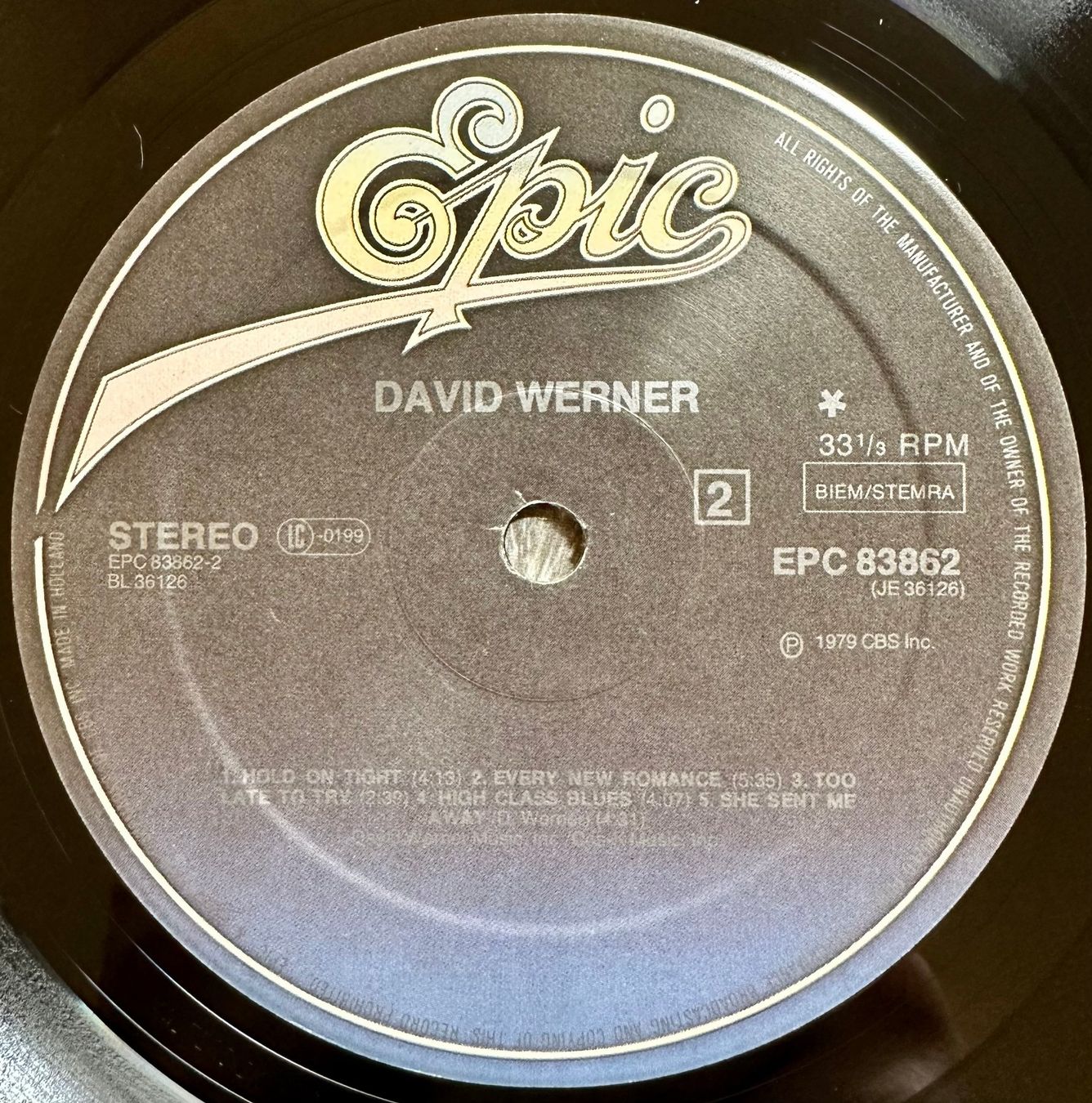 Dischi in vinile: David Werner - David Werner // LP: VG++; Sleeve: VG – Nuovo e nell'imballaggio originale da Zürich venduto da saltbee 3