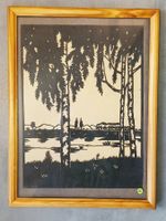 Scherenschnitt  >> Birken am See>>