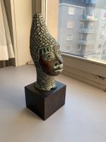 Afrikanischer Kopf Bronze
