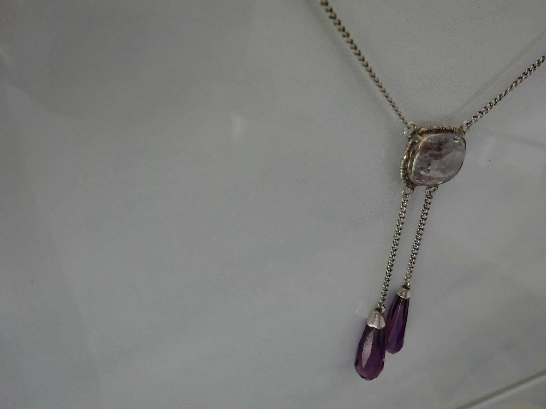 Catenine: Art Déco Kettchen / Amethyst – Usato da Esslingen venduto da FetteSchnecke 2