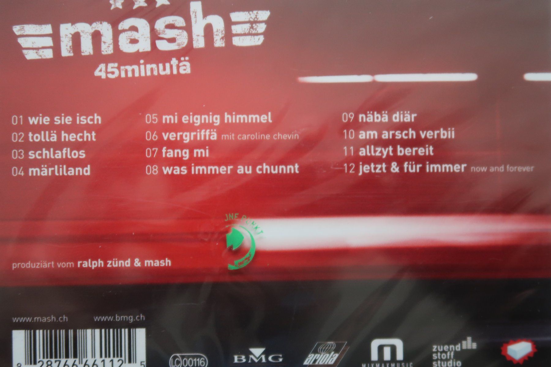 CD: MASH - 45MINUTÄ - NEUE OVP CD – Nuovo e nell'imballaggio originale da Basel venduto da Patiscat 2
