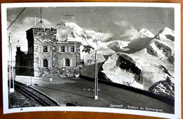 Zermatt - Station du Gornergrat - Belle carte ancienne