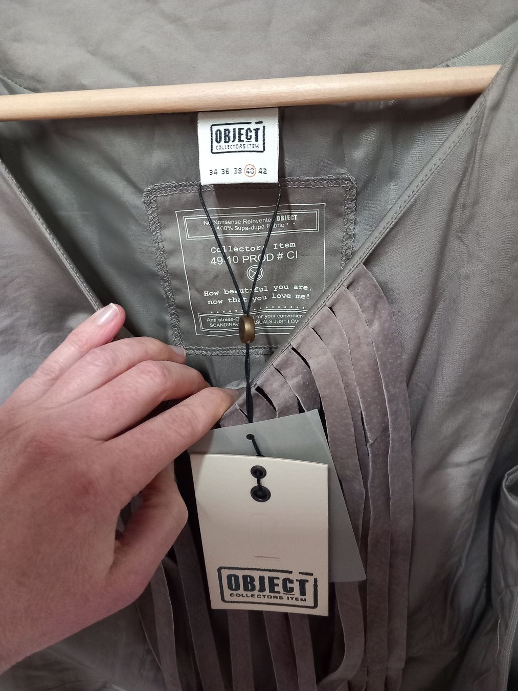 Robes: OBJECT Kleid Fransen Gr. 40 NEU mit Etikett – Neuf (Voir description) à Gwatt (Thun) par umwelt-brocki 1