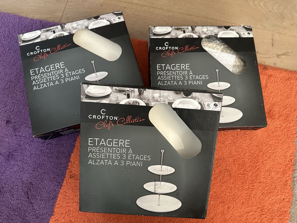 Piatti: 3 Etagere Teller Packungen – Nuovo (secondo la descrizione) da Altendorf venduto da Quietwater