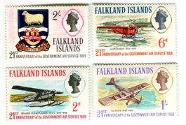 Briefmarken "Flugzeuge". Falklandinseln.