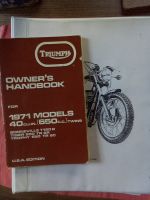 Triumph bonneville t120 Tiger Trophy Handbuch 650 twin6