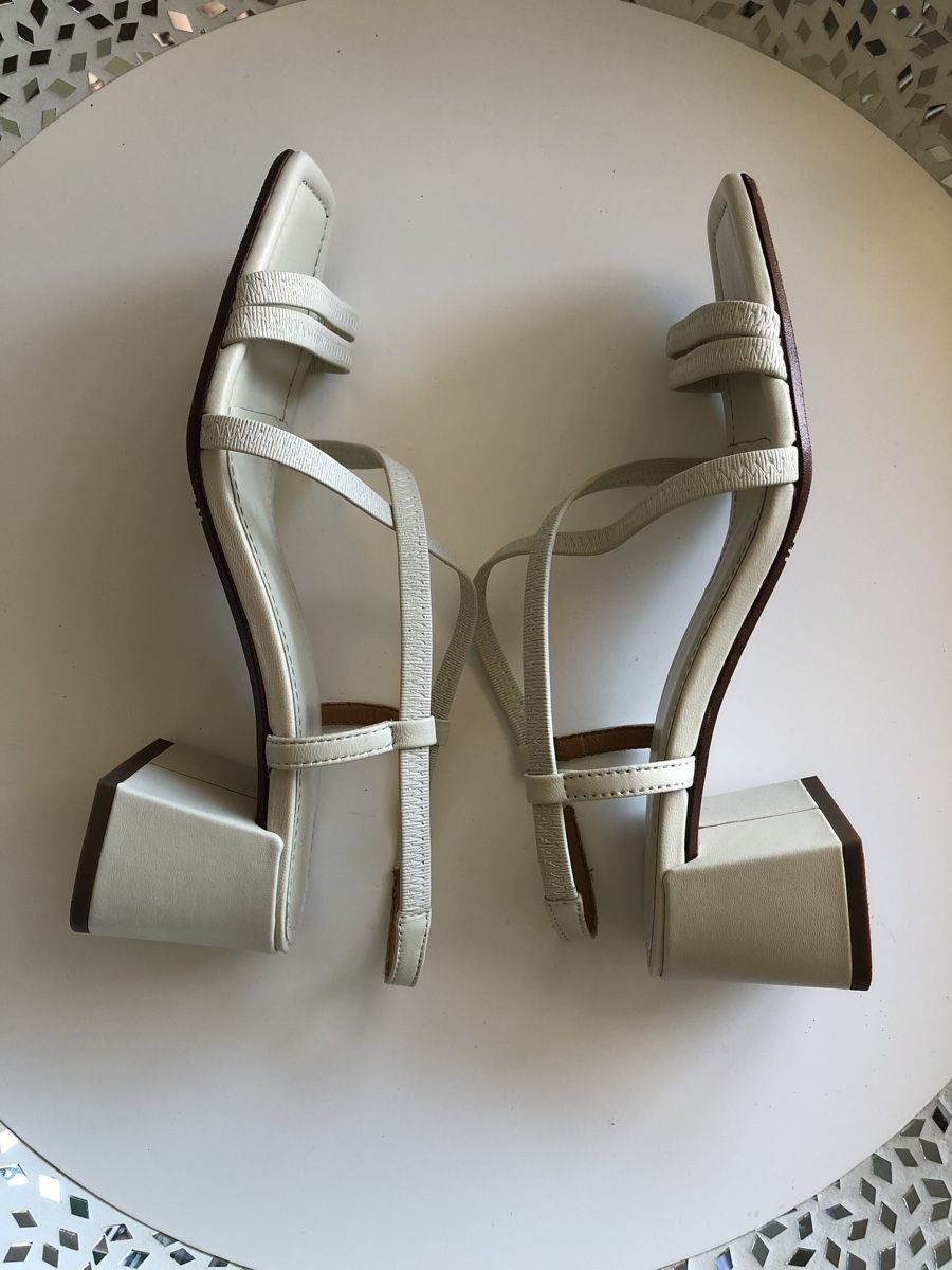Sezane Scarpe da donna: Sandales cuir écru Sézane – Nuovo (secondo la descrizione) da Clarens venduto da ale_yc7t 5