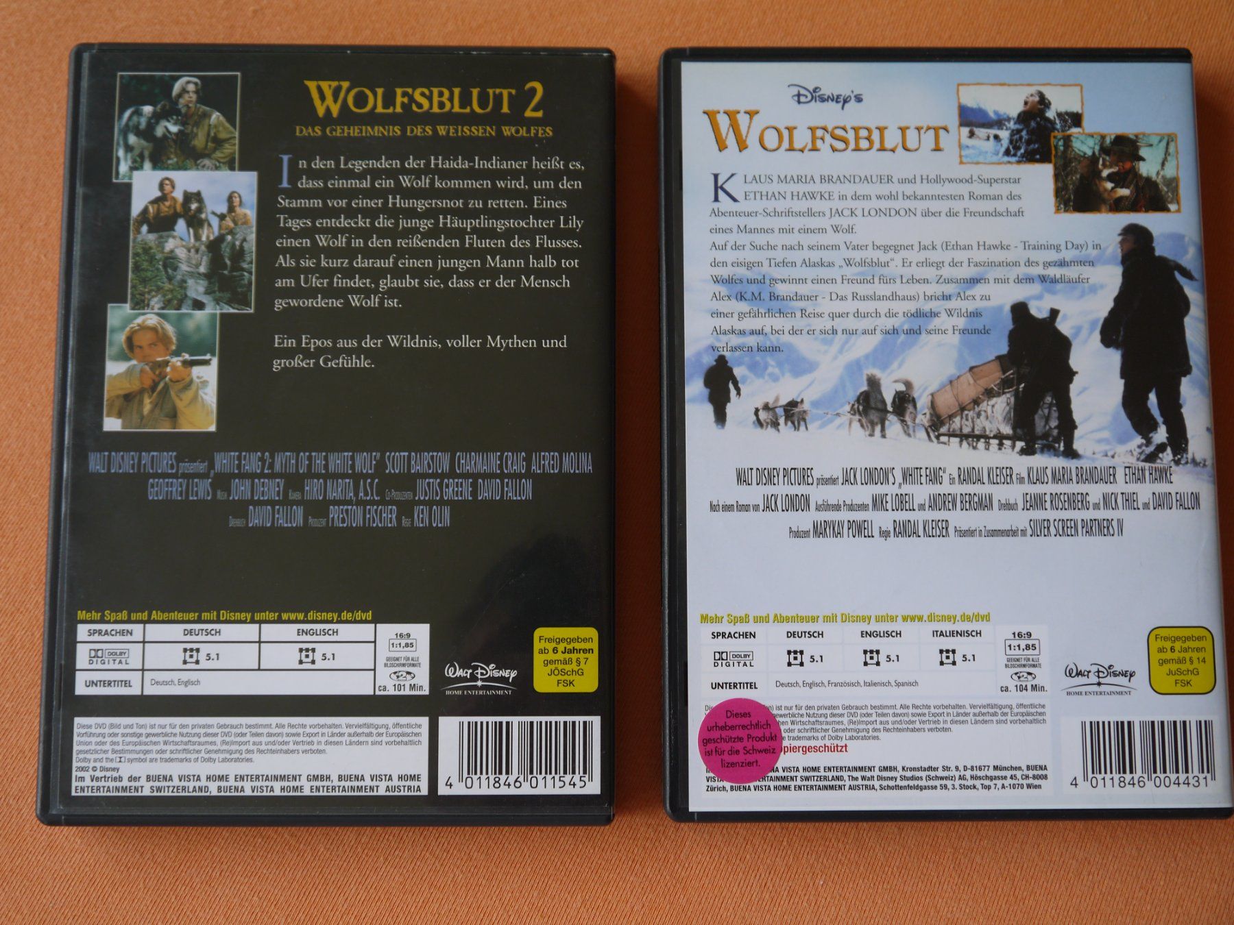 Tutti i DVDs: WOLFSBLUT UND WOLFSBLUT 2 Disney – Usato da Hagendorn venduto da Blaf 1