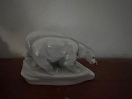 Porzellan Eisbären made in Hungary