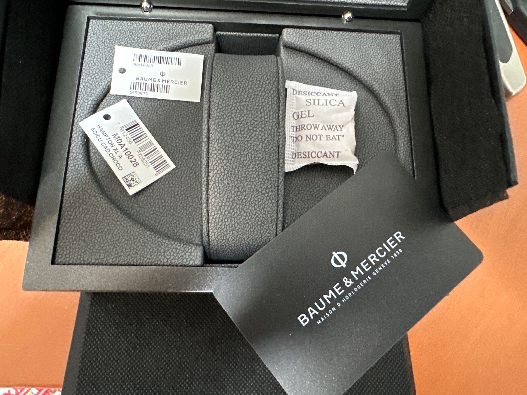 Baume & Mercier Orologi: Baume & Mercier Hampton Rectangular ungetragen – Usato da Morbio Inferiore venduto da Ecod 5