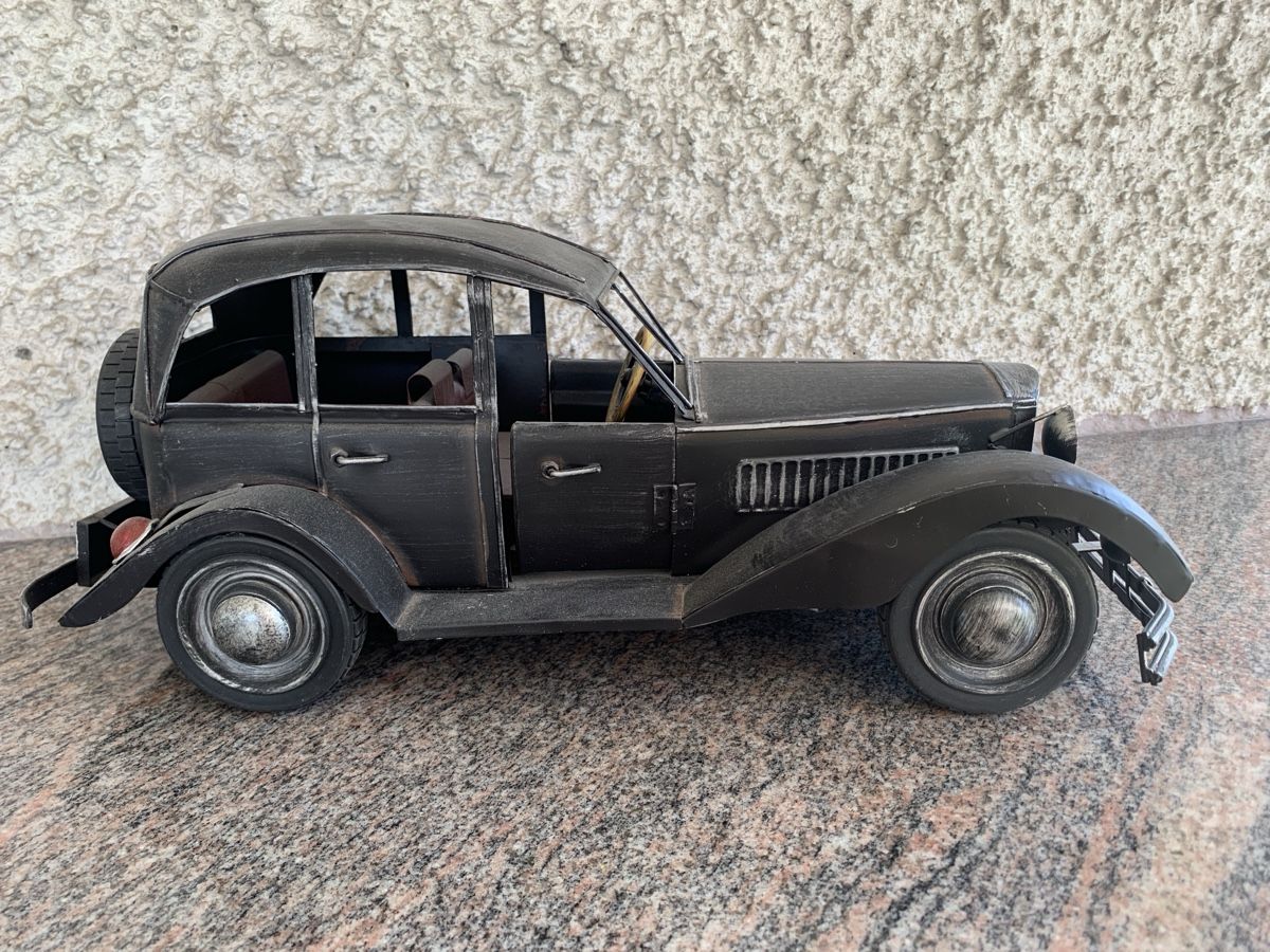 Alle Dekorationen: Deco Blech-Auto Oldtimer Modellauto schwarz Vintag – Neu (gemäss Beschreibung) aus Widnau von Algisbuendter 2