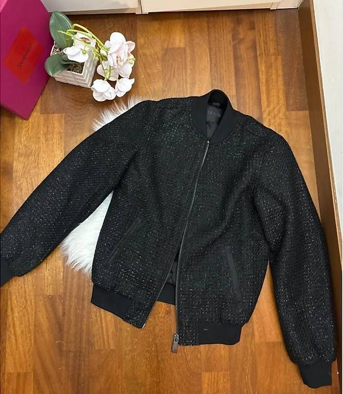 Giacche: GUESS tweed bomber jacket size s – Nuovo e nell'imballaggio originale da Altendorf venduto da olg_rfk6 3