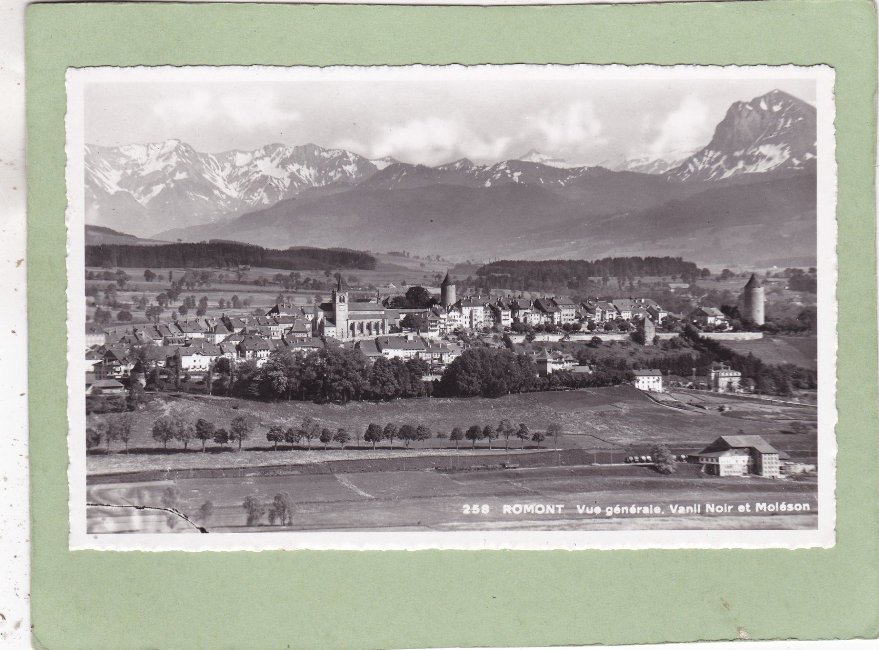 Cartoline postali: Romont Vanil Noir et Moléson – Usato da Herisau venduto da Lisegrat2008