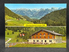 Ansichtskarte: Glaubenberg Langis OW