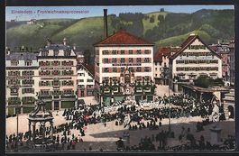 Einsiedeln, Fronleichnamsprozession aus 