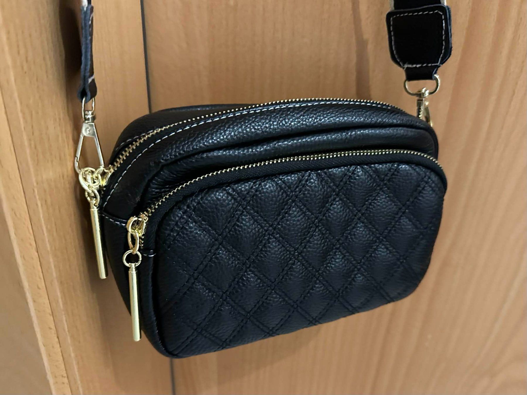 Borse da donna: Schwarze Kunstleder Handtasche / Umhängetasche – Usato da Ried-Brig venduto da V8_Andy 1