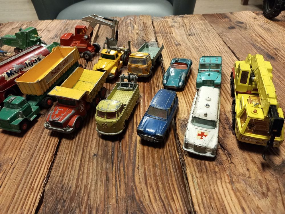 Dinky Toys 1:43 - 6 - Moto miniature - Motos (avec side-car) et panneaux de signalisation - Catawiki