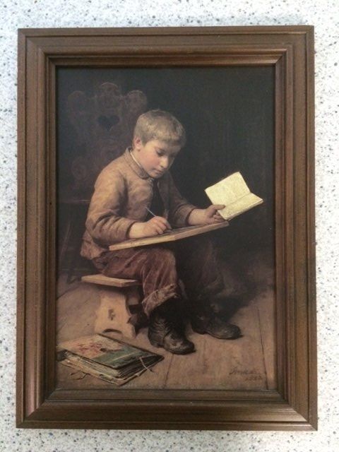 Dipinti: Reproductions de tableaux & peintures d' Albert Anker – Usato da Biel/Bienne venduto da tictac2002 5