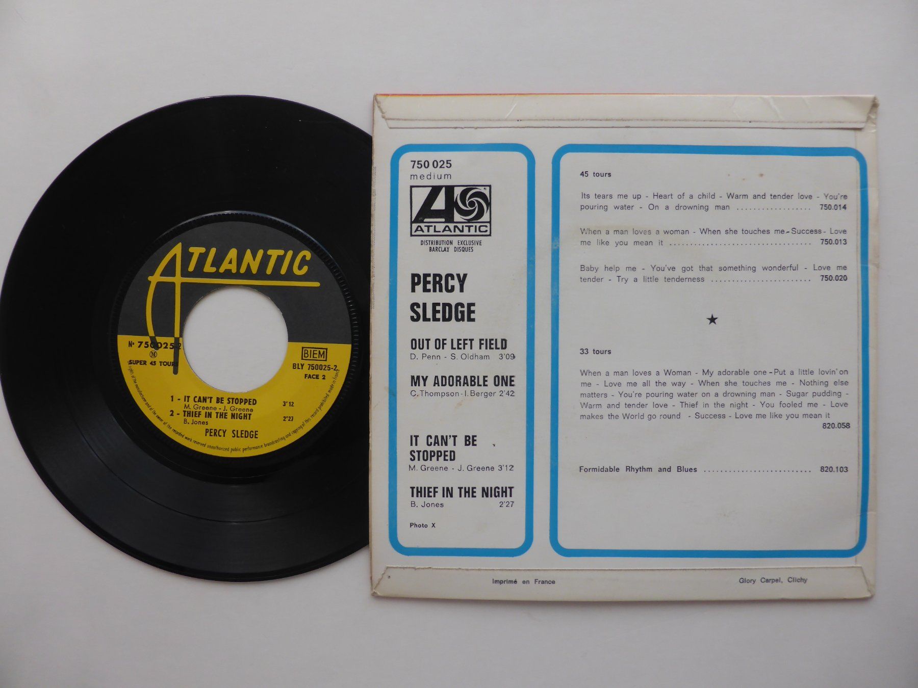 Dischi in vinile: VINYL SINGLE  EP  PERCY SLEDGE – Usato da Küssnacht am Rigi venduto da Mondkinder 1