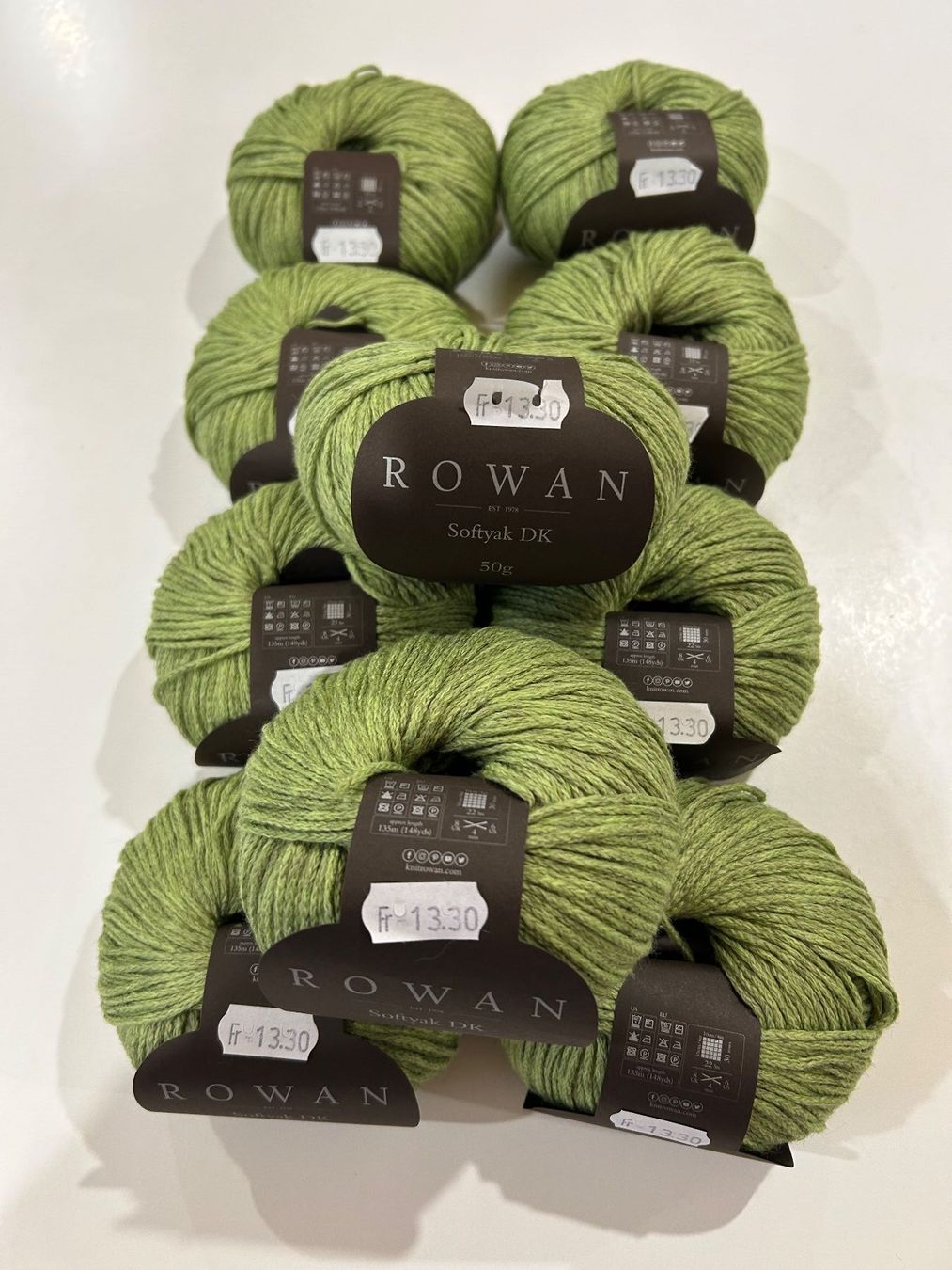 Lana: 10 pelotes Softyak DK Rowan – Nuovo e nell'imballaggio originale da Bex venduto da valetted