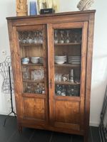 Splendide vaisselier garde manger bois / fer forgé 