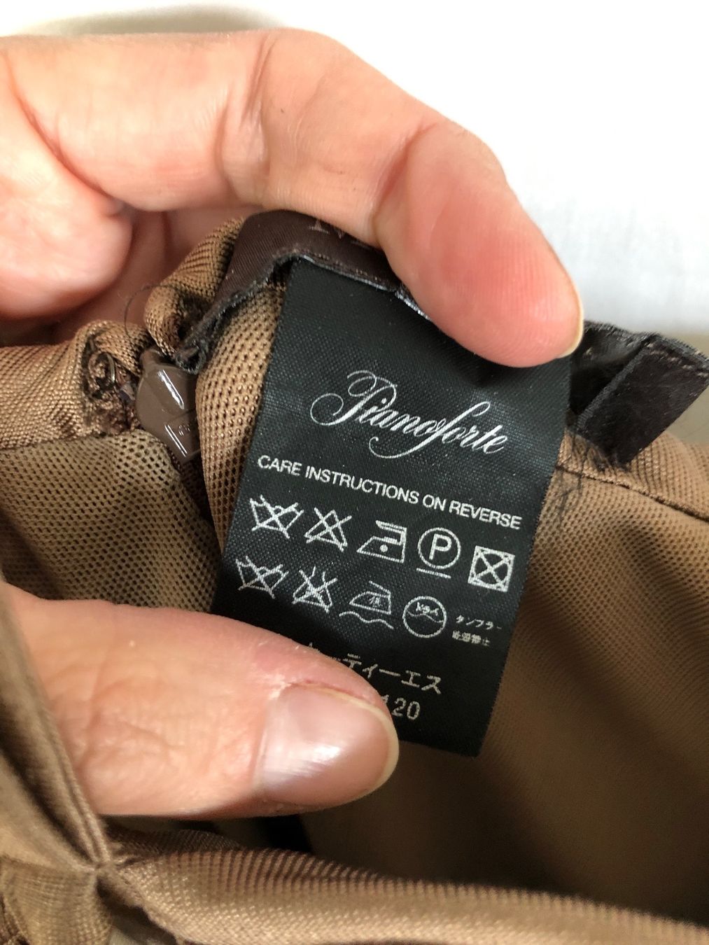Max Mara Kleider: Robe bustier maxi couleur bronze Pianoforte di Max Mara – Gebraucht aus Coppet von Vanessamode 9