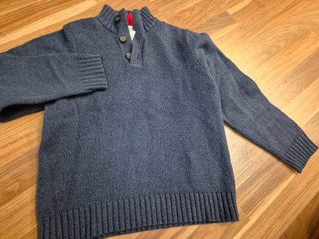 OshKosh Pullover Gr.12, Winterpulli blau, mit Wollanteil K17