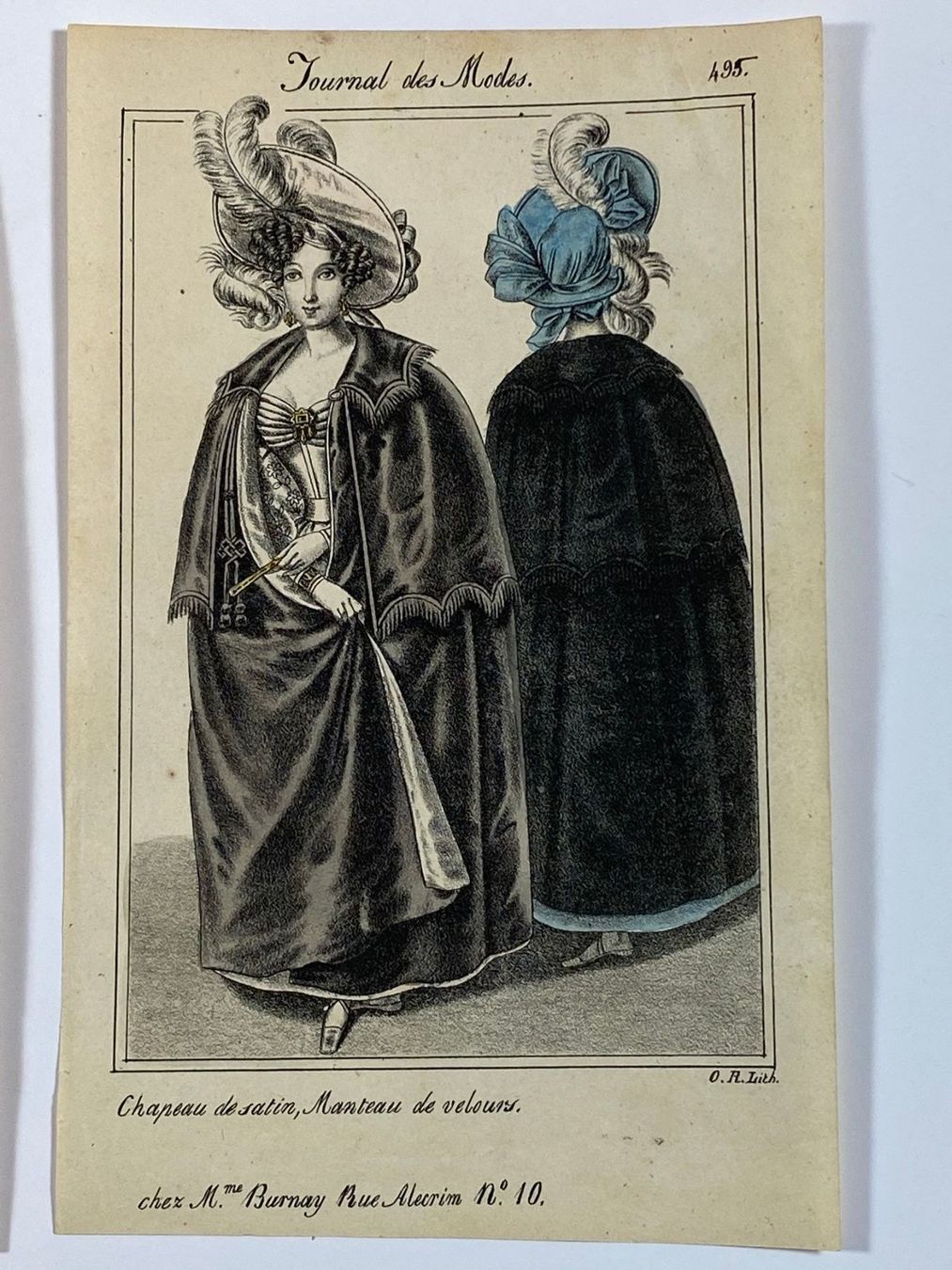 Stiche: 4 Mode Kolorierte Stahl-Stiche um 1875 – Gebraucht aus Vaduz von Unikate-Markt 1