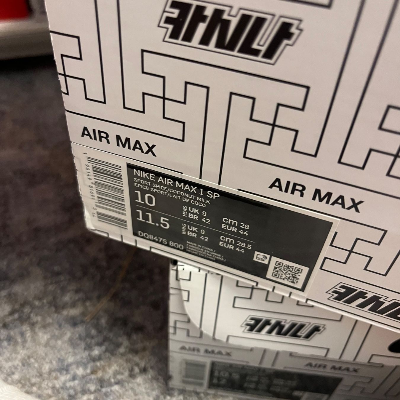 Scarpe da uomo: Nike Air Max 1 Kasina Orange – Nuovo (secondo la descrizione) da Winterthur venduto da LaBodega 1