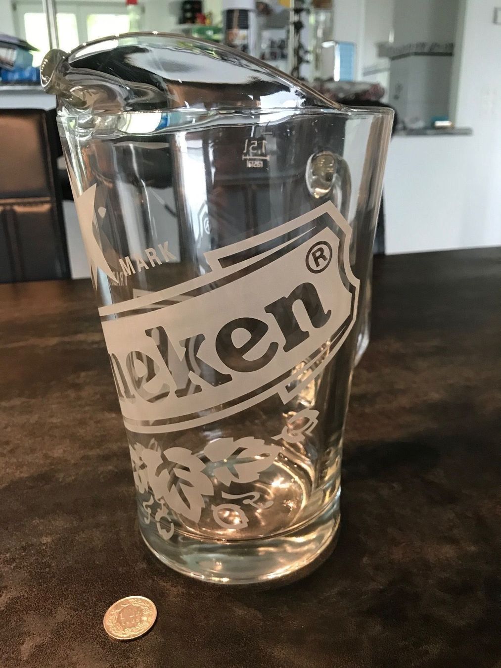 Carafes: Pichet Heineken 1,5L – D'occasion à Vallamand par Bricbracbroc82 1
