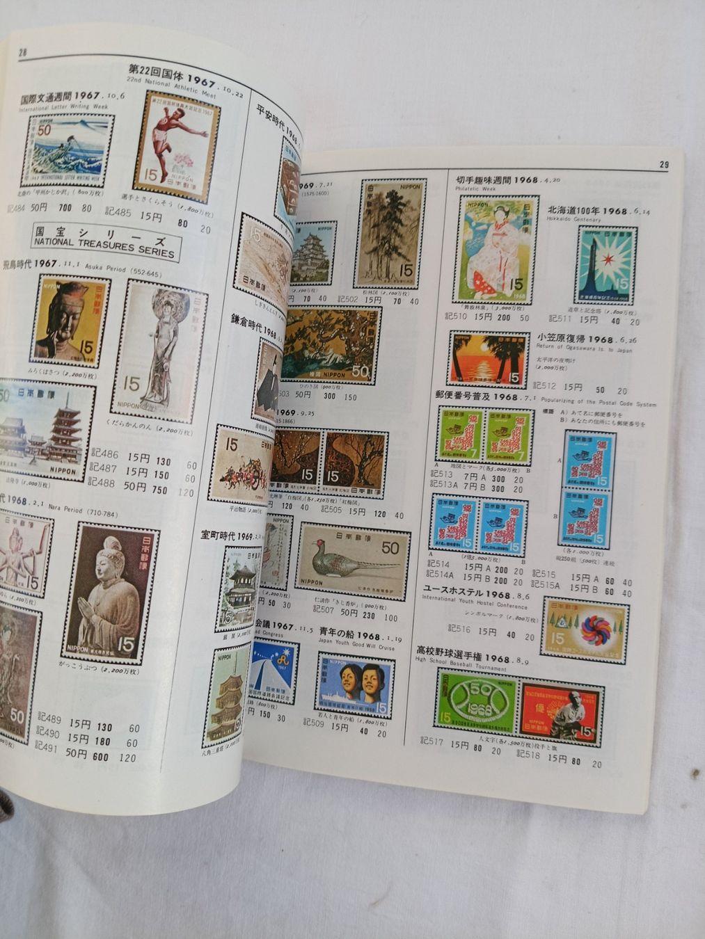 Tutti i francobolli: Briefmarkenkatalog Japan 1975 – Usato da Winterthur venduto da Sacramons 9