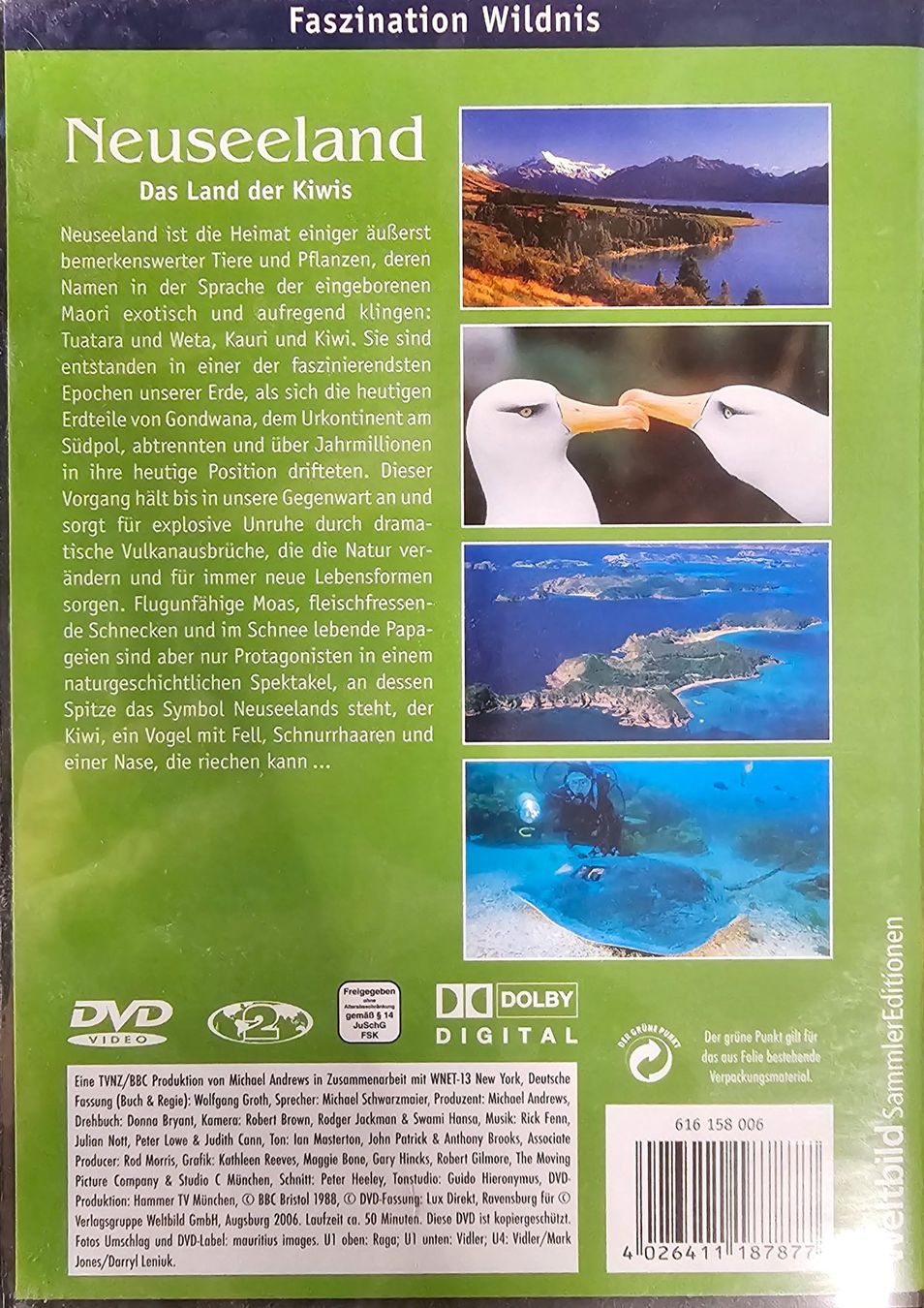 Alle DVDs: Faszination Wildnis - Neuseeland – Gebraucht aus Wahlen b. Laufen von Cg10 1