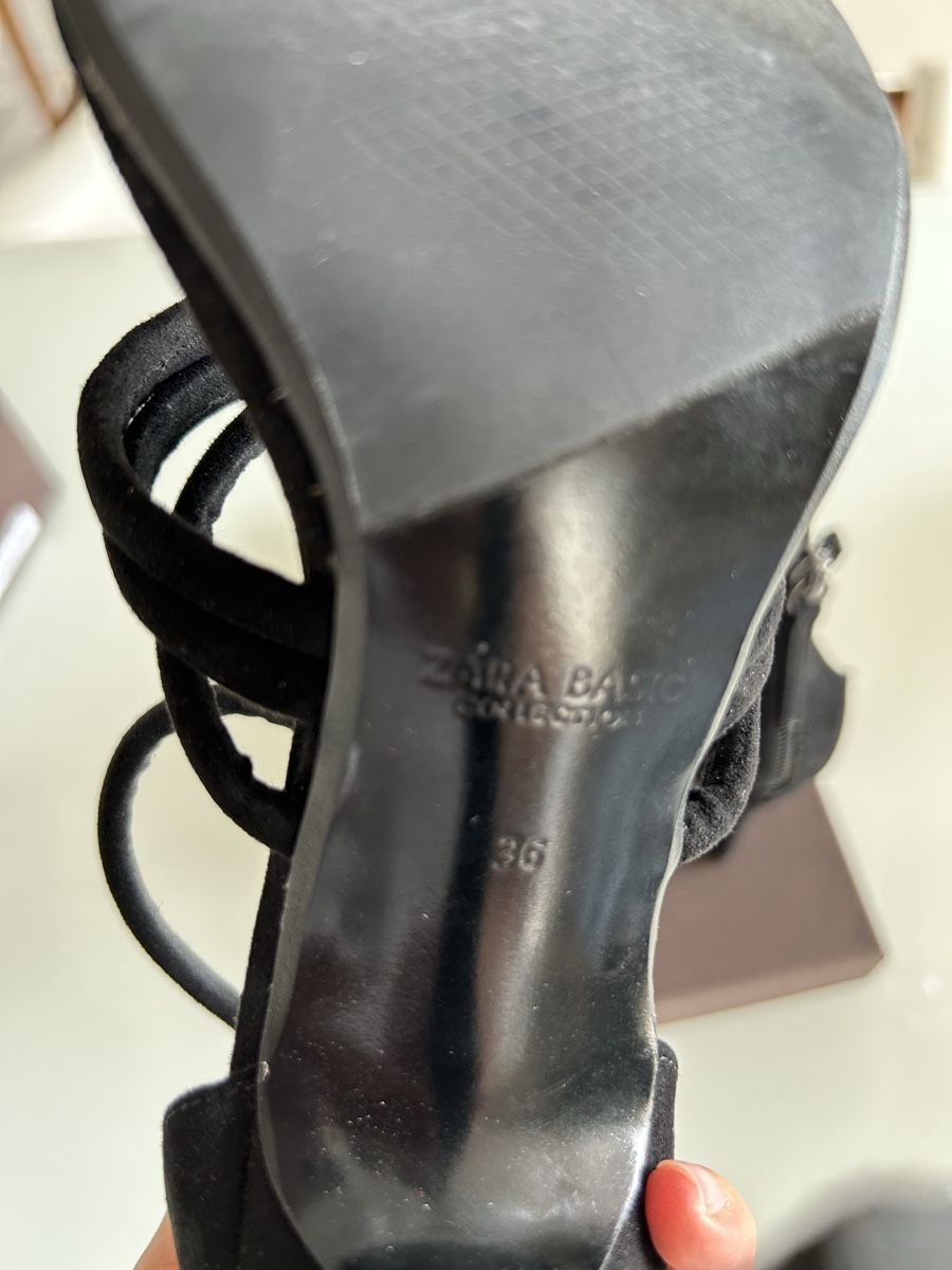 Zara Scarpe da donna: Zara Basic, schwarze High Heels mit Knoten, Grösse 36. – Usato da Zürich venduto da fabisebas 4