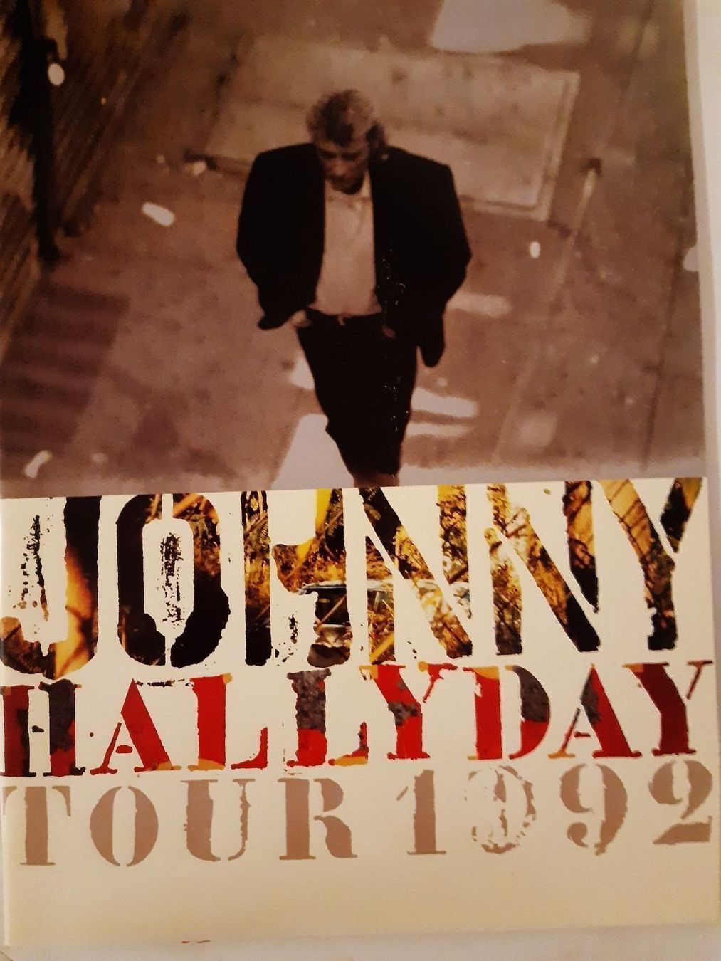 Libri: Johnny Hallyday - Programme Tour 1992 + disque inédit – Usato da Noréaz venduto da Hallyday