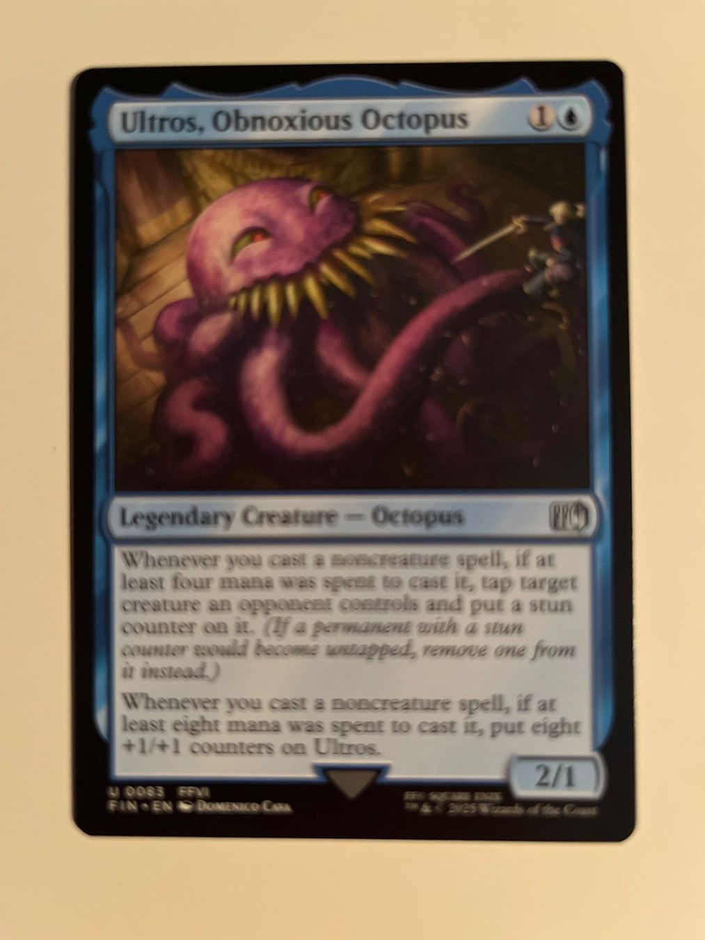 Magic The Gathering Carte collezionabili: 1 x Ultros, Obnoxious Octopus - Magic: The Gathering - MtG – Usato da Kriens venduto da Shadi1980