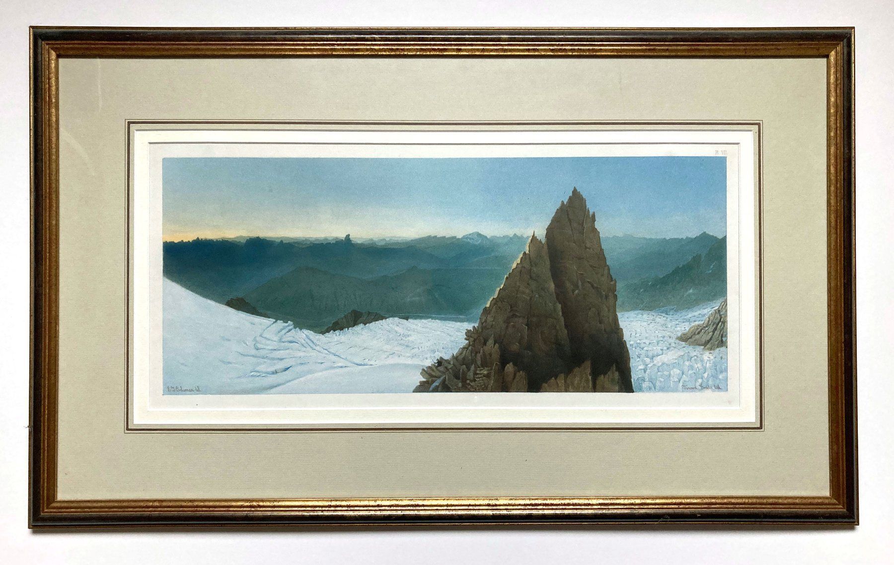 Arts picturaux & lithographies: Coleman VIEW FROM THE GRANDS MULETS – D'occasion à Vandoeuvres par ngc_9qj2