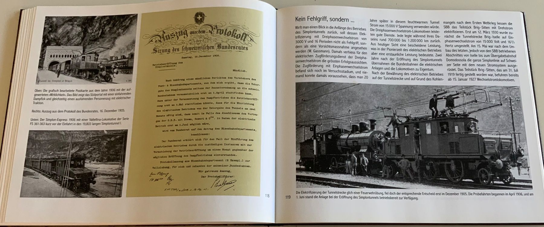 Libri: 100 Jahre Simplontunnel - Georges Tscherrig – Usato da Crans-Montana venduto da plainemorte 3