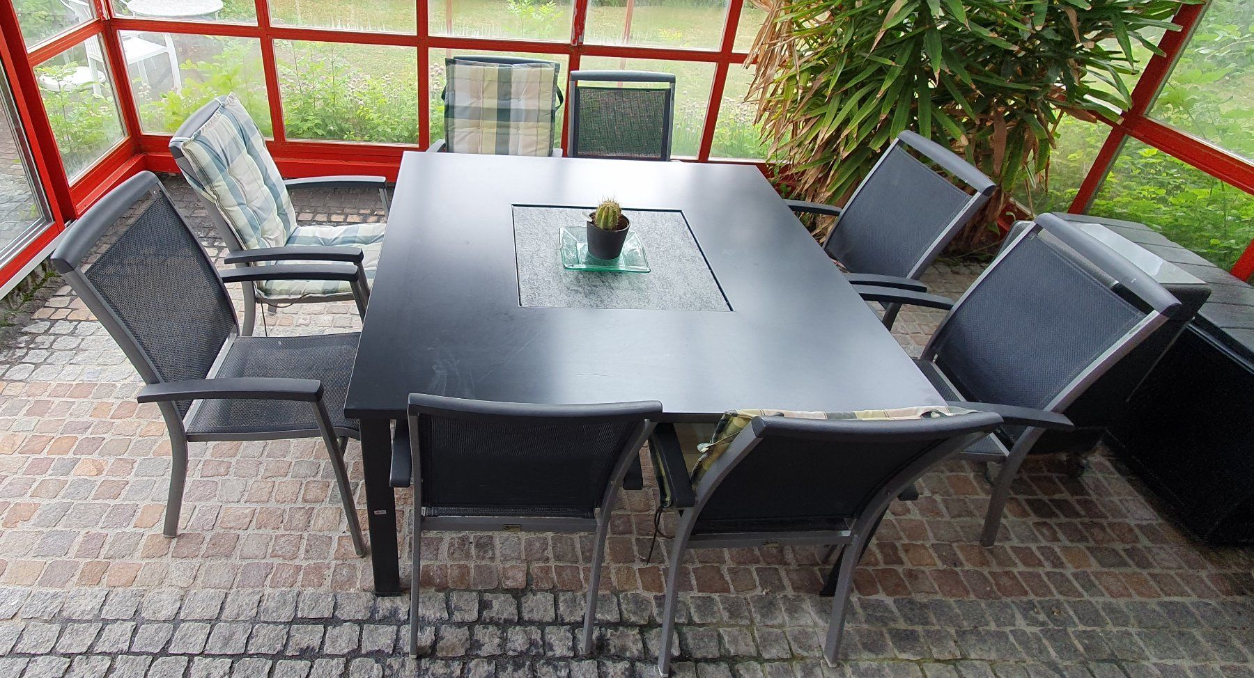 Tavoli: Gartentisch metall mit 8 Stühlen – Usato da Mühlethurnen venduto da RoRy3127 1
