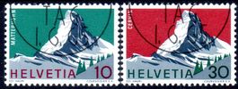 1965 SONDERMARKEN SCHWEIZER ALPEN SERIE AUSGABETAG - AM442