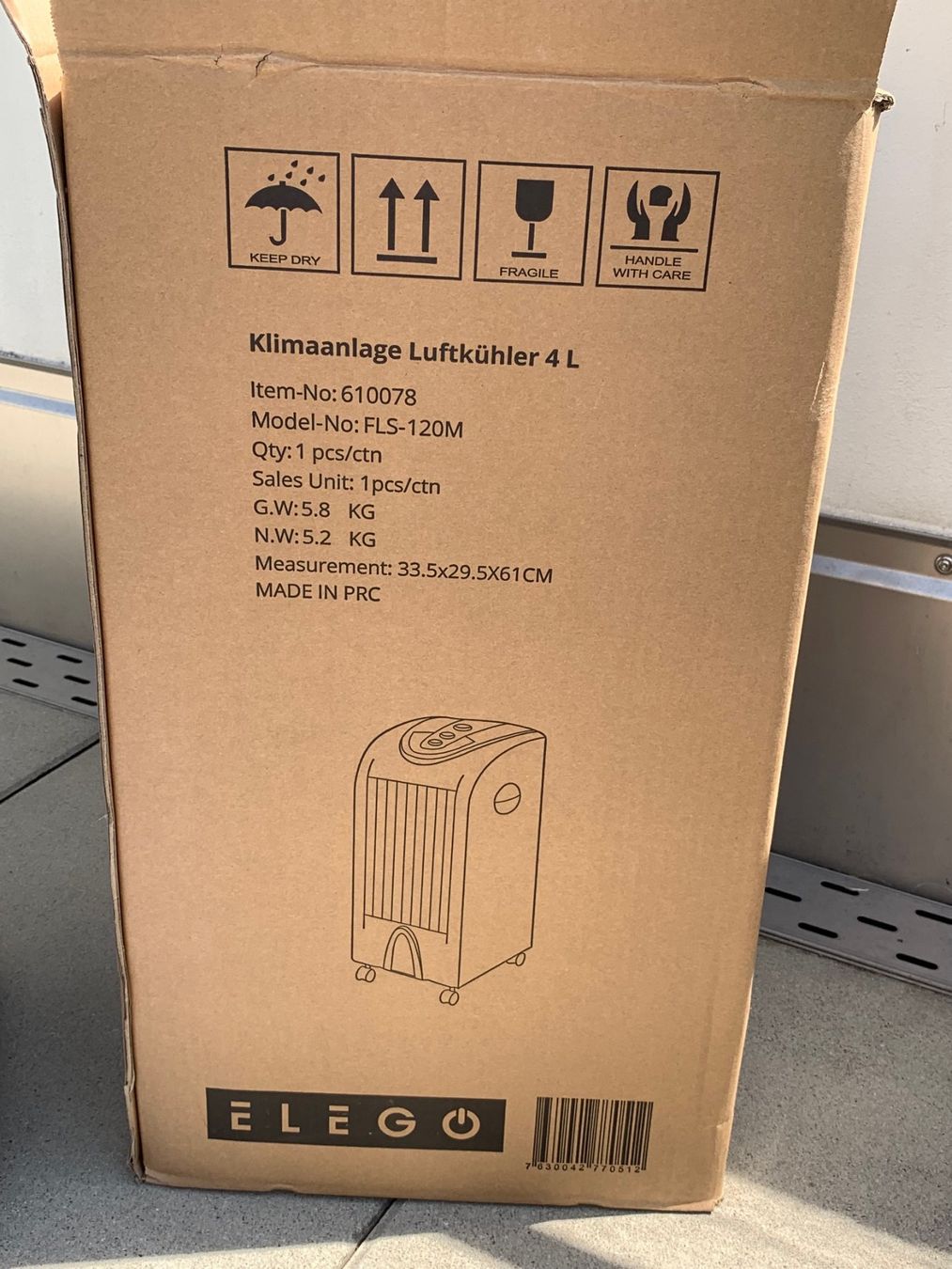 Condizionatori: ELEGO Luftkühler – Usato da Basel venduto da Lubosi 5
