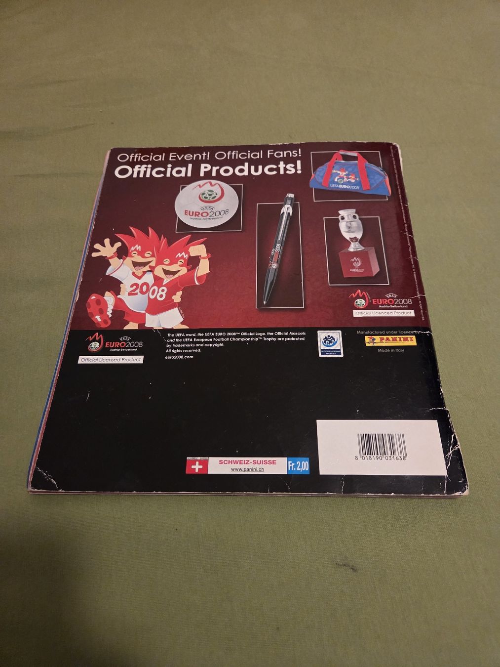 Panini Album: Panini Album EM 2008 komplett mit Poster – Usato da Embrach venduto da MamaSantos 7