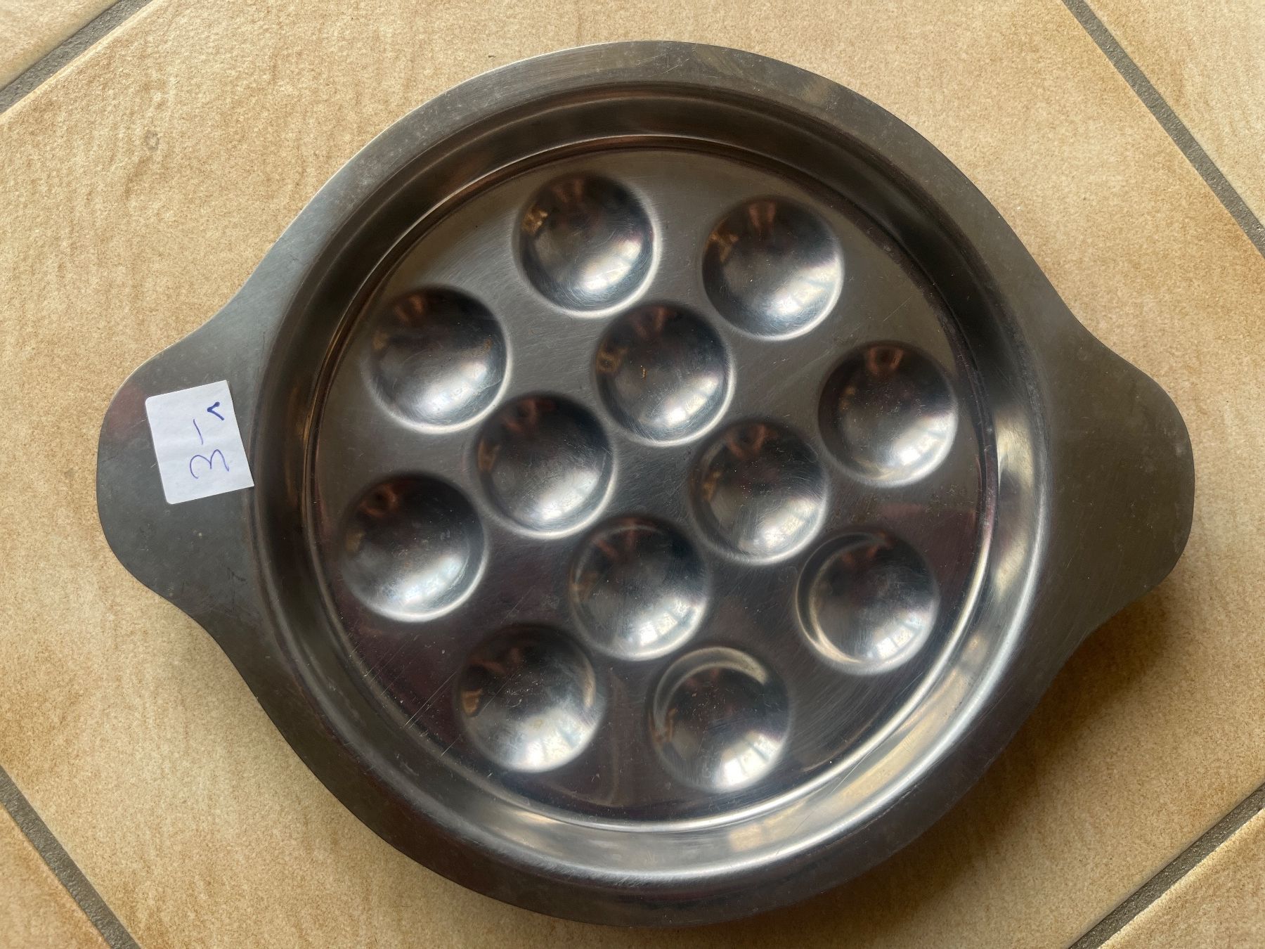 Plateaux: Plat à escargots en inox – D'occasion à Vernayaz par Darkfrost