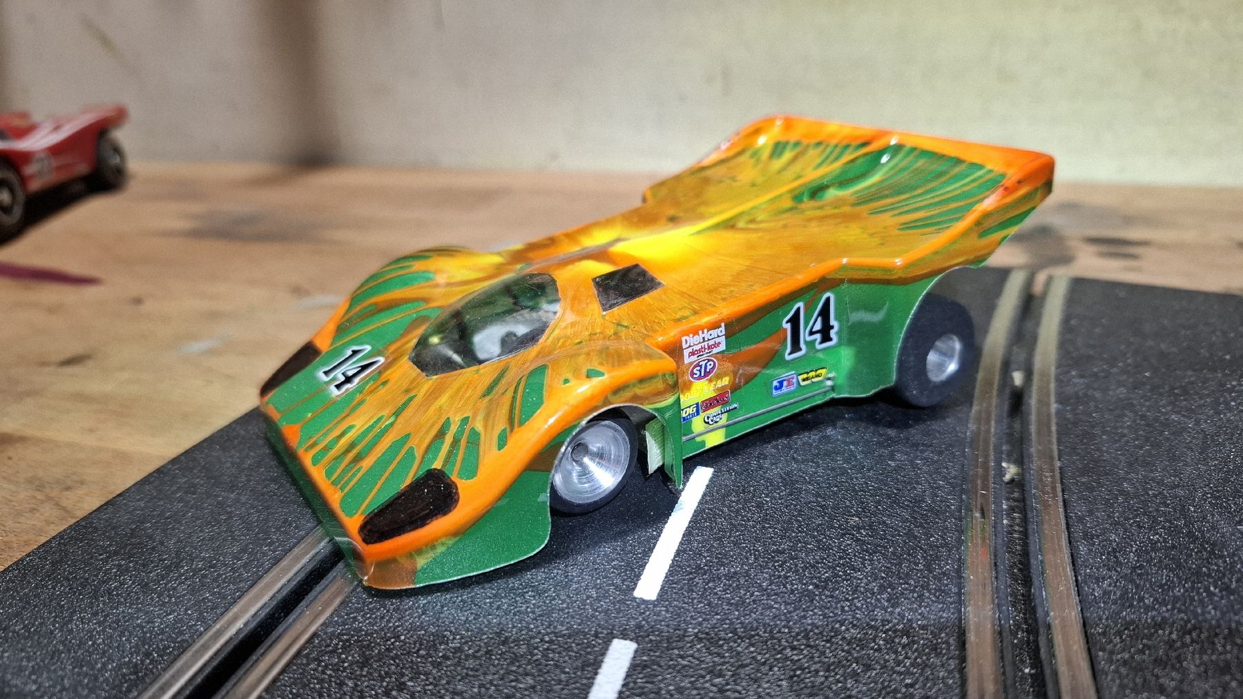 Modellini d'auto: Slotcar mit Rennchassis – Usato da Flaach venduto da Gommi81
