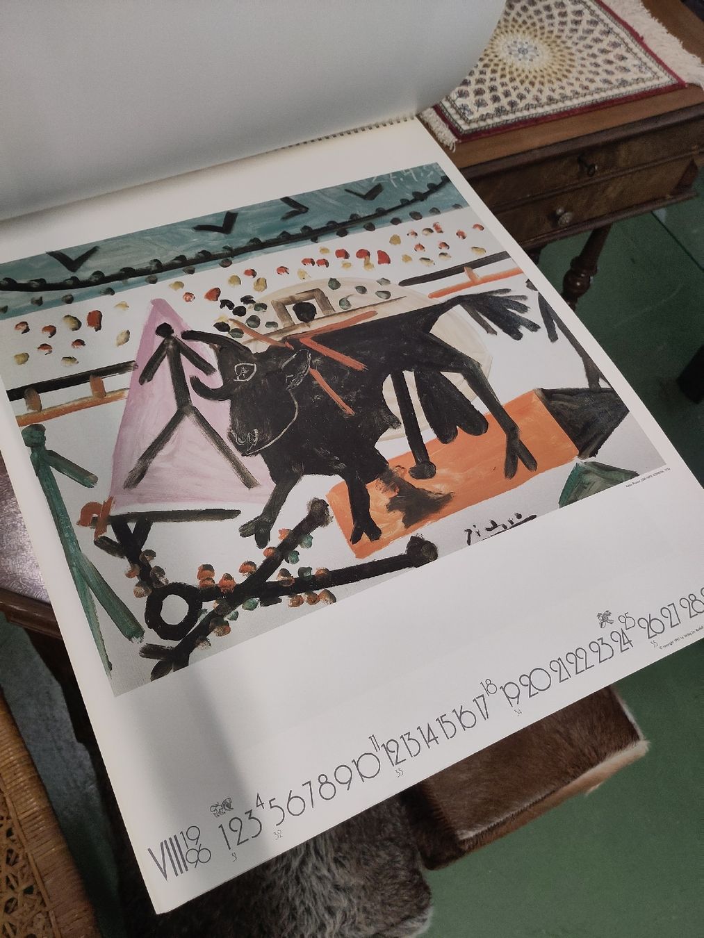 Calendari: Picasso Jahreskalender von 1995  – Usato da Pratteln venduto da Cartonsducoeur_bl 3