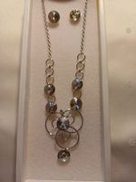 cristal Swarovski Ensemble collier et boucles d'oreilles,