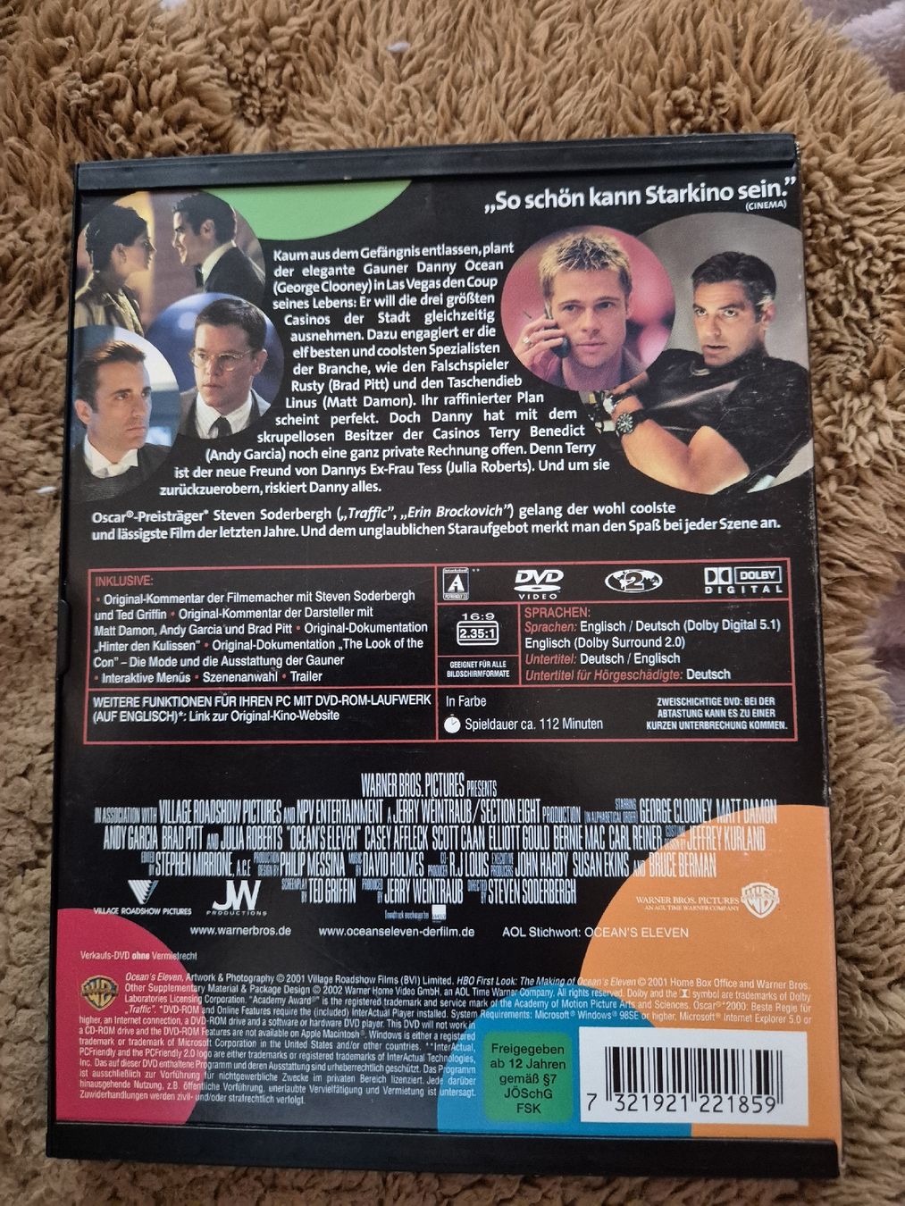 Tutti i DVDs: DVD Ocean's Eleven, Top-Zustand! – Usato da Elsau venduto da 1995staub 1