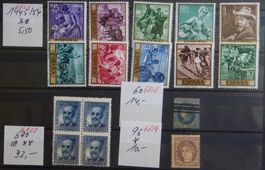 Spanien Kat. 60-1954 **/*/gest. Kat. 62 Euro
