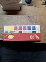 Caran d'Ache Gouache Malkasten 14 Farben gebraucht (F)
